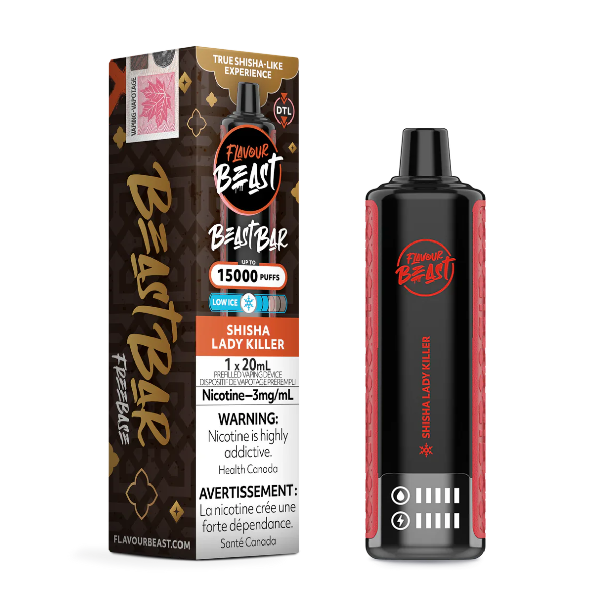 FlavourBeast BeastBar NOV2024 RENDER FAM EXS 20mg ShishaLadyKiller
