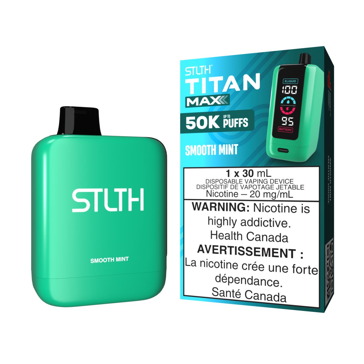 STLTHTITANMAX DEVICE KITPACKAGE SMOOTHMINT