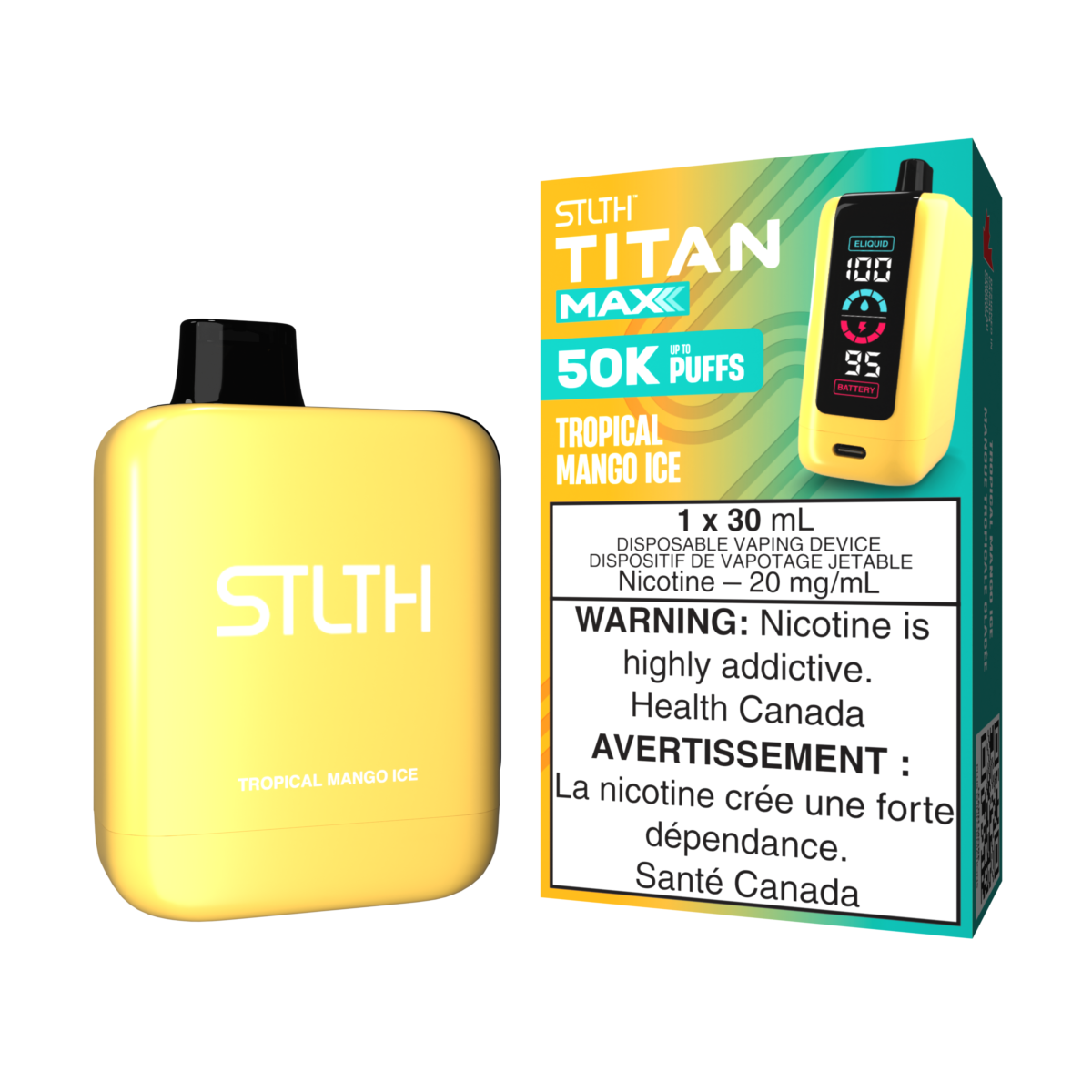 STLTHTITANMAX DEVICE KITPACKAGE TROPICALMANGOICE