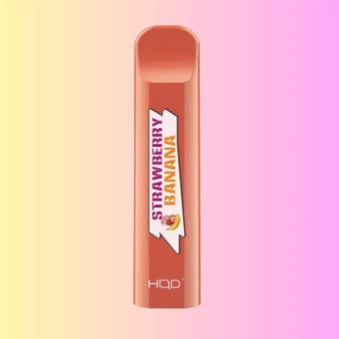 Strawberry Banana HQD Cuvie v1 Disposable Vape 300 Puffs vape