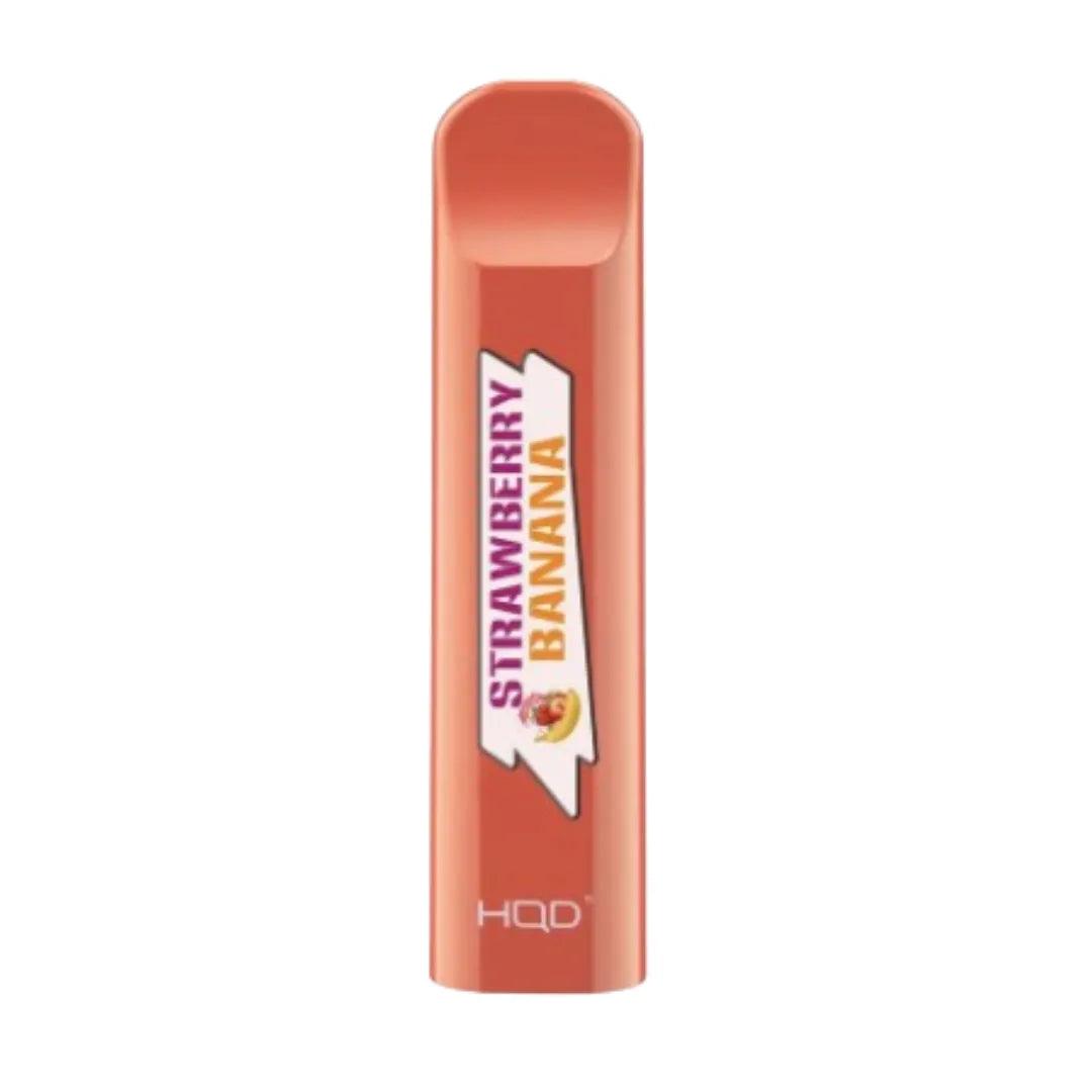 Strawberry Banana HQD Cuvie v1 Disposable Vape 300 Puffs vapes